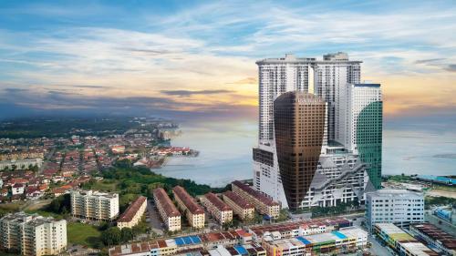 Nespecifikovaný výhled na destinaci Melaka nebo výhled na město při pohledu z hotelu