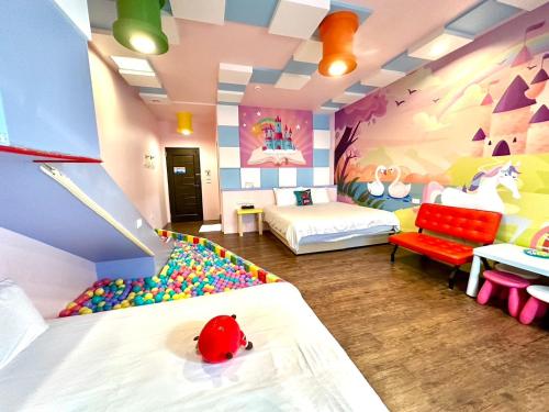 Postel nebo postele na pokoji v ubytování Little Apple B&B