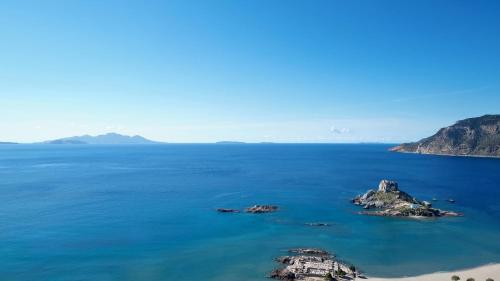 an island in the middle of the ocean at Ikos Aria in Kefalos