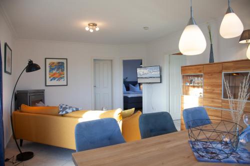 Posezení v ubytování Ferienhaus Außenförde