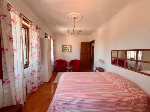 Casa da Villa 1Aにあるベッド