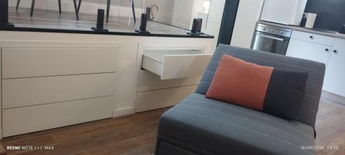 Η κουζίνα ή μικρή κουζίνα στο Loft 18A Roma - Casa con ingresso indipendente e parcheggio gratuito