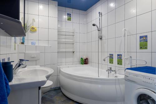 Kúpeľňa v ubytovaní Apartament Barbara