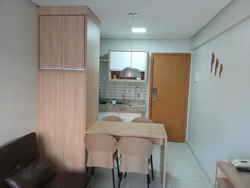 Dapur atau dapur kecil di Everest Flat Conforto, Lazer e Localização Central