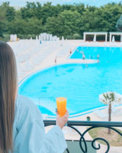Bazén v ubytování Gardenland Resort nebo v jeho okolí