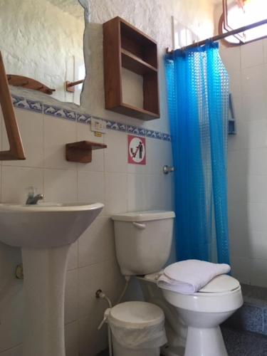 Koupelna v ubytování Royal Galápagos Inn