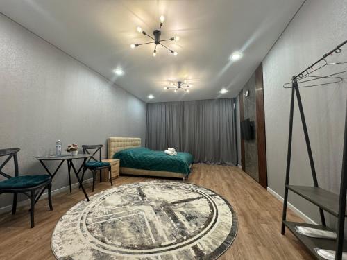 Ruang duduk di Мини апарт