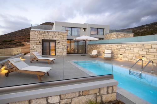 Πισίνα στο ή κοντά στο Anemelia Villas