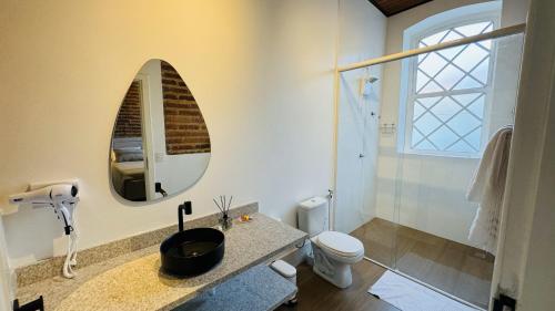 Koupelna v ubytování Vila Casarão - Casa de Hóspedes