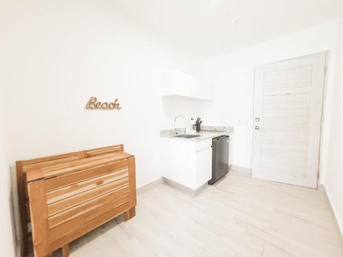 Η κουζίνα ή μικρή κουζίνα στο Ventanas del Mar by Playa Caracol Residences