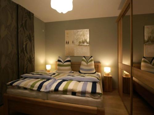Postel nebo postele na pokoji v ubytování Apartment in Eibenstock