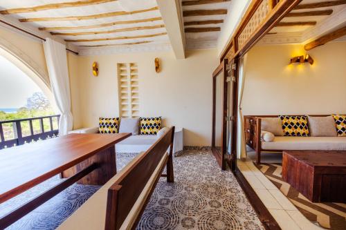 Ένα ή περισσότερα κρεβάτια σε δωμάτιο στο Munje Beach Villas