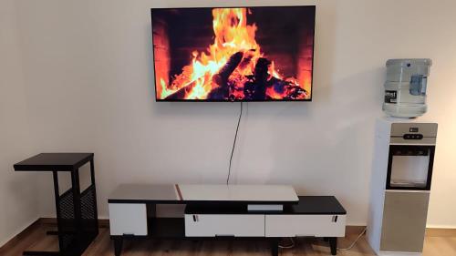 TV a/nebo společenská místnost v ubytování Comfort Palace