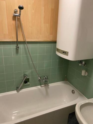 Koupelna v ubytování Charming flat in a quiet central location