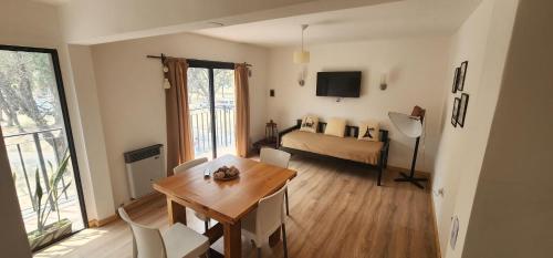 Letto o letti in una camera di SJ Departamentos, Salta