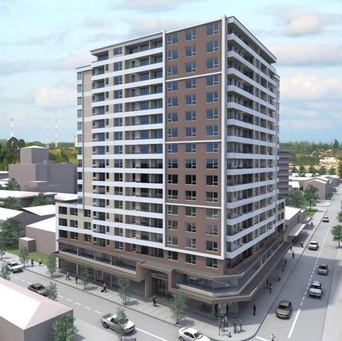 Bygningen som lejligheden ligger i