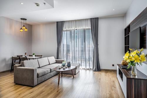 Χώρος καθιστικού στο The Cap Hotel