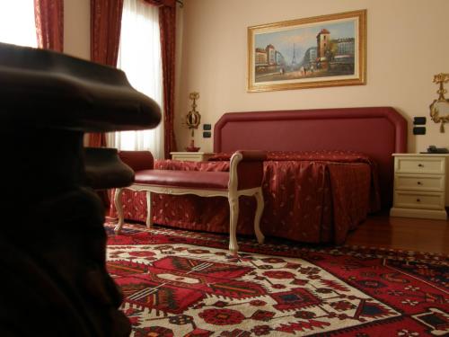 Posezení v ubytování Residence Meuble' Cortina