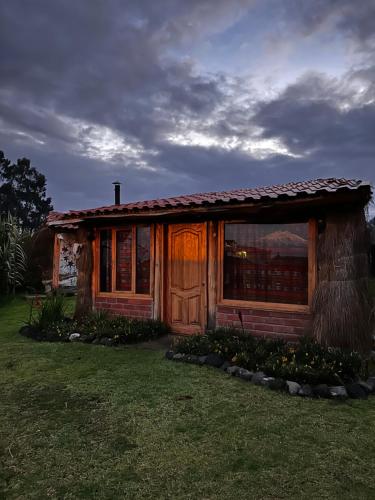 Zahrada ubytování Wasi Andina Lodge