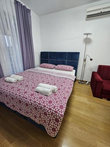 Posteľ alebo postele v izbe v ubytovaní ABA1 apartman