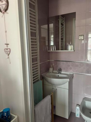 Kúpeľňa v ubytovaní Studio apartman"Mirjana", Podhum 368