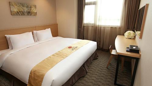 Postelja oz. postelje v sobi nastanitve Hotel Skypark Dongdaemun I