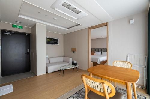 Postel nebo postele na pokoji v ubytování #Elbon The Stay