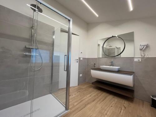 Koupelna v ubytování Al Boschetto Rooms