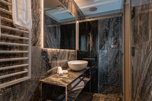 Kúpeľňa v ubytovaní Hotel Canaletto