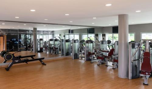 Gimnasio o instalaciones de fitness de Radisson Blu Anchorage Hotel