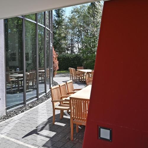 Balkón nebo terasa v ubytování Hotel und Kongresszentrum Wanderath