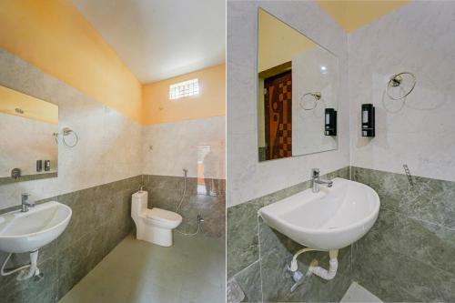 Un baño de Hotel O Siddhi Vinayak Hotel & Banquets