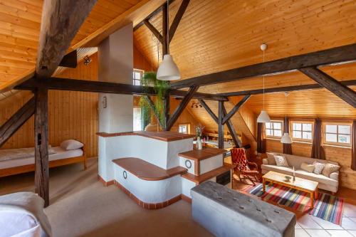 Posezení v ubytování Loft 18 - mit Sauna-
