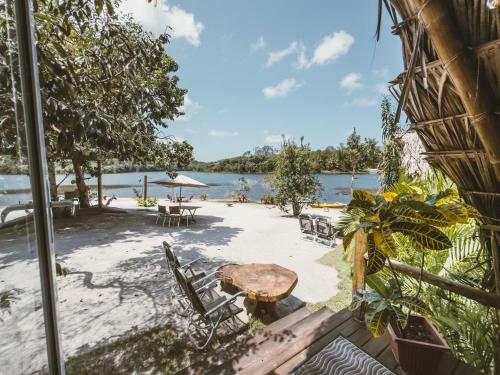 Příroda nedaleko luxury tent