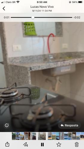 Dapur atau dapur kecil di Várzea Grande eventos pombos pé