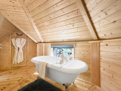 Koupelna v ubytování Aos Sí Lodges
