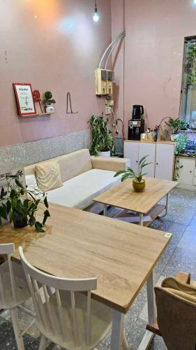 Zona d'estar a Khoi Hostel