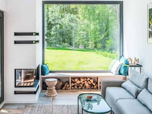 Χώρος καθιστικού στο Holiday Home Okno na spokój by Interhome