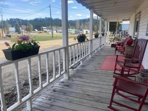 Balkón nebo terasa v ubytování Idaho City Hotel