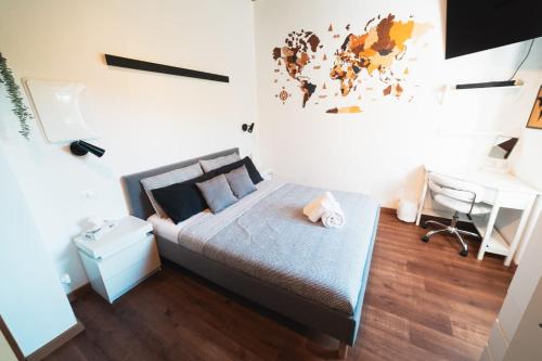 Postel nebo postele na pokoji v ubytování Mina Home