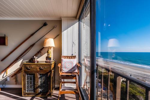 Nespecifikovaný výhled na moře nebo výhled na moře při pohledu z prázdninového domu