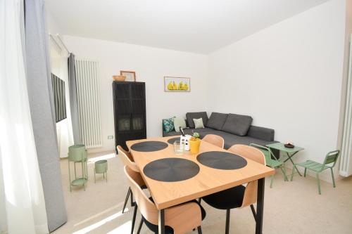 Posezení v ubytování Residence Corte Bellebarbe