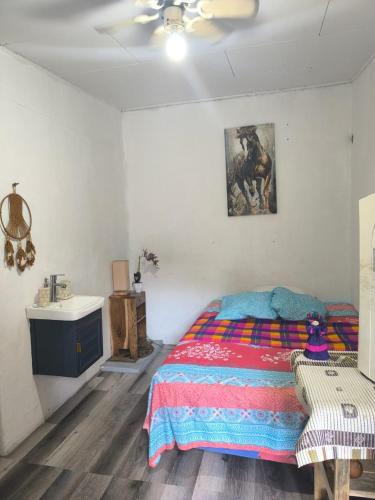 Postel nebo postele na pokoji v ubytování LA CASA DE DON MATILDE h3