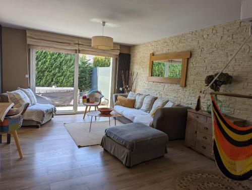 Et opholdsområde på Belle Maison de famille en Alsace