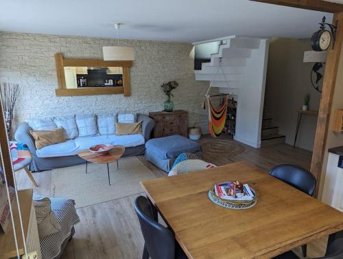 Et opholdsområde på Belle Maison de famille en Alsace