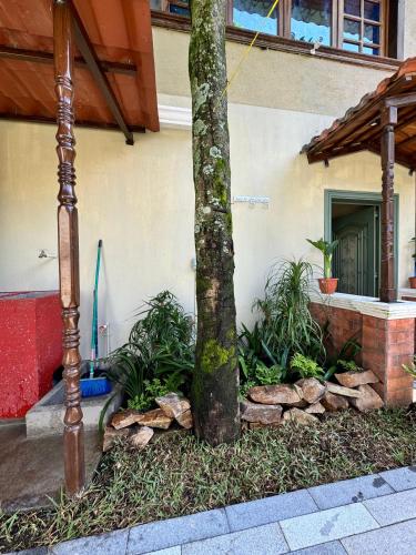 Jardín al aire libre en Cabaña Antonio chavez