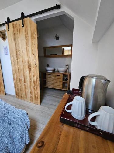 Chambres d'hôtes Olachat proche Annecyにあるベッド