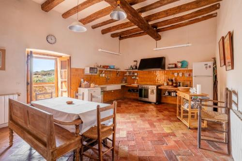 Dapur atau dapur kecil di Mas Català