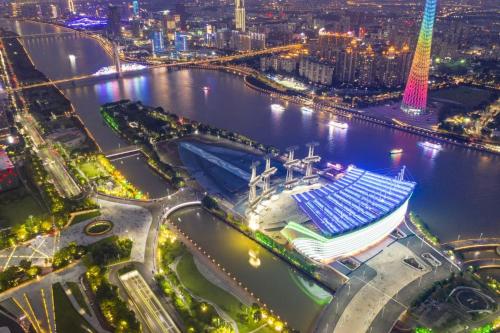 Letecký snímek ubytování Orange Tree International Hotel Zhujiang New Town Huacheng Sqaure Branch - Free Shuttle Bus to Canton Fair Complex During Canton Fair Period