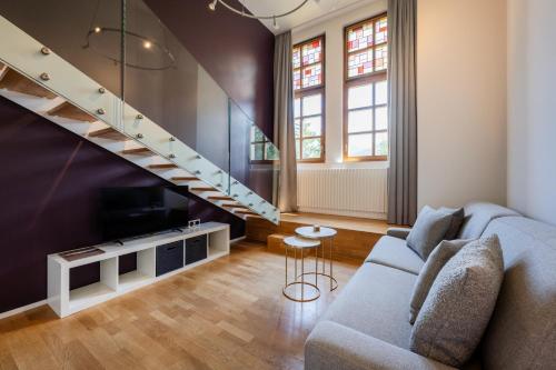 TV a/nebo společenská místnost v ubytování Hotel Edelweiss